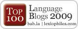 Top 100 Language Blogs 2009